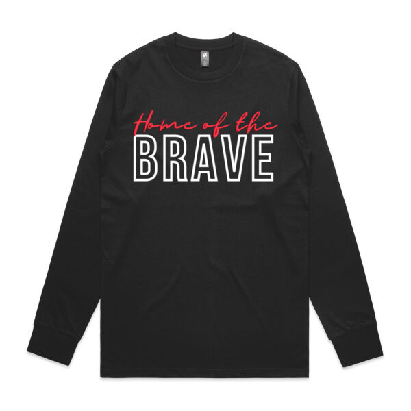Home of the Brave Collection - Mens Classic Long Sleeved Tee Thumbnail