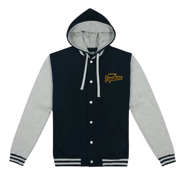 Papakura Collection - Hooded Letterman Jacket Thumbnail