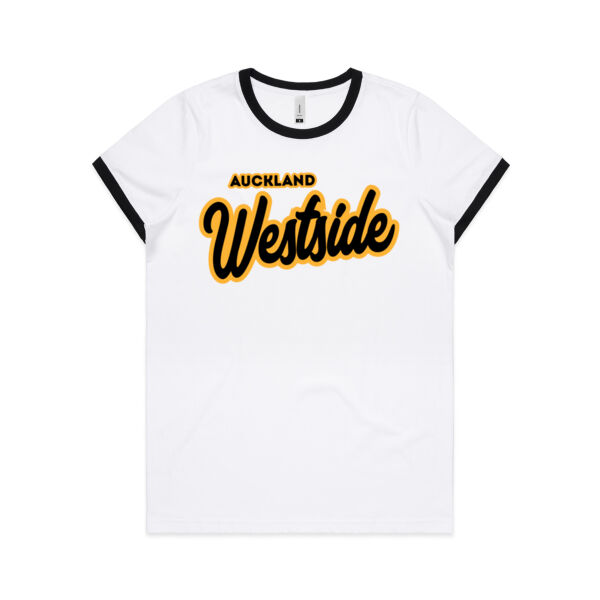 Westside AKL Collection - Womens Ringer Tee Thumbnail