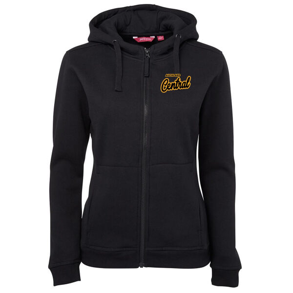 Central, AKL Collection - Ladies Full Zip Fleecy Hoodie Thumbnail
