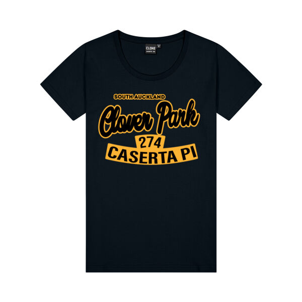 Caserta Pl, Clover Park, AKL - Womens Silhouette Tee Thumbnail
