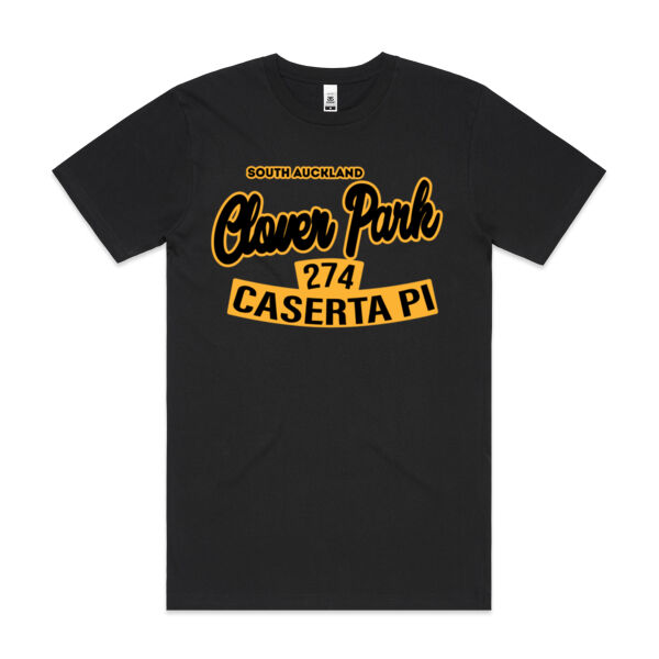 Caserta Pl, Clover Park, AKL - Mens Block T shirt Thumbnail