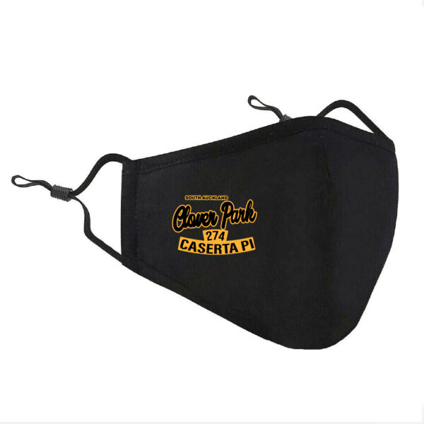 Caserta Pl, Clover Park, AKL - Black Face Mask Thumbnail