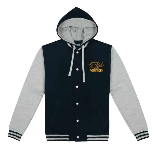 Caserta Pl, Clover Park, AKL - Hooded Letterman Jacket Thumbnail