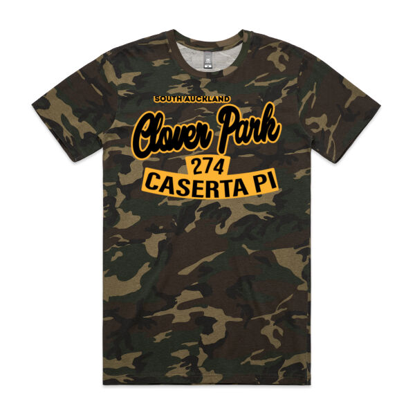 Caserta Pl, Clover Park, AKL - Mens Staple Camo Tee Thumbnail
