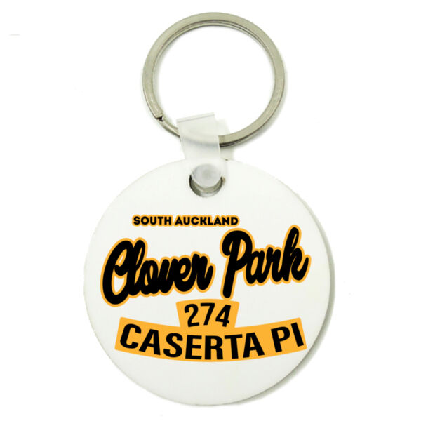 Caserta Pl, Clover Park, AKL - Round Key Ring Thumbnail