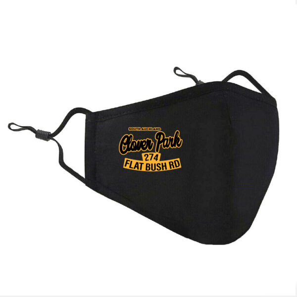 Flat Bush Rd, Clover Park, Akl - Black Face Mask Thumbnail