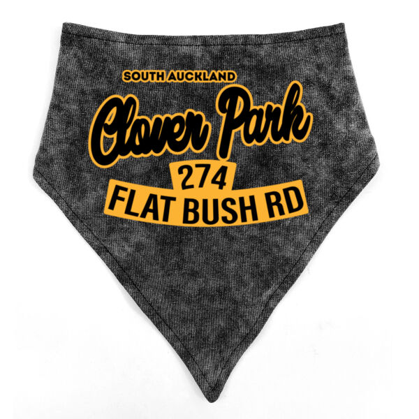 Flat Bush Rd, Clover Park, Akl - Stonewash Bandana Bib Thumbnail
