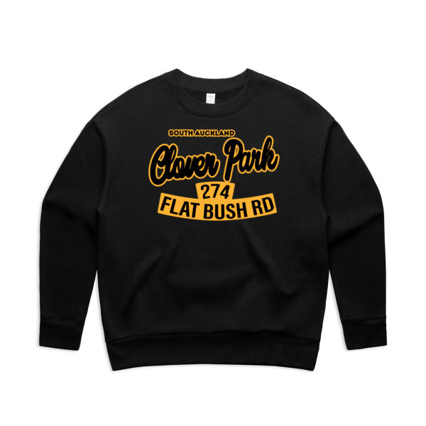 Flat Bush Rd, Clover Park, Akl - Women's Relax Crew Thumbnail