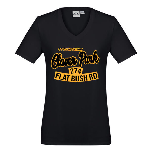Flat Bush Rd, Clover Park, Akl - Ladies Aero Tee Thumbnail