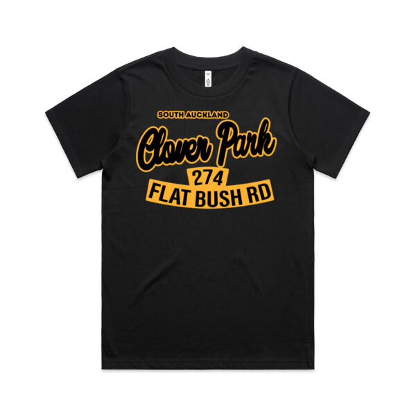 Flat Bush Rd, Clover Park, Akl - Womens Classic Tee Thumbnail