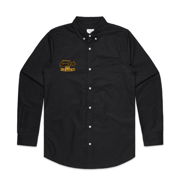 Flat Bush Rd, Clover Park, Akl - Mens Oxford Long Sleeve Shirt Thumbnail