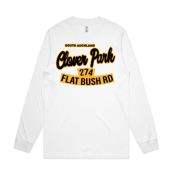 Flat Bush Rd, Clover Park, Akl - Mens General Long Sleeve Tee Thumbnail