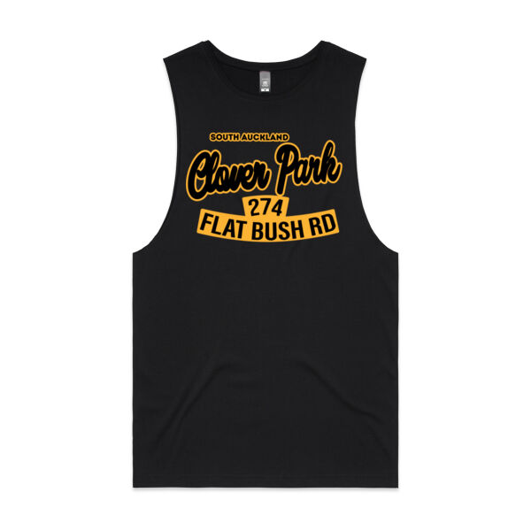 Flat Bush Rd, Clover Park, Akl - Mens Barnard Tank Thumbnail
