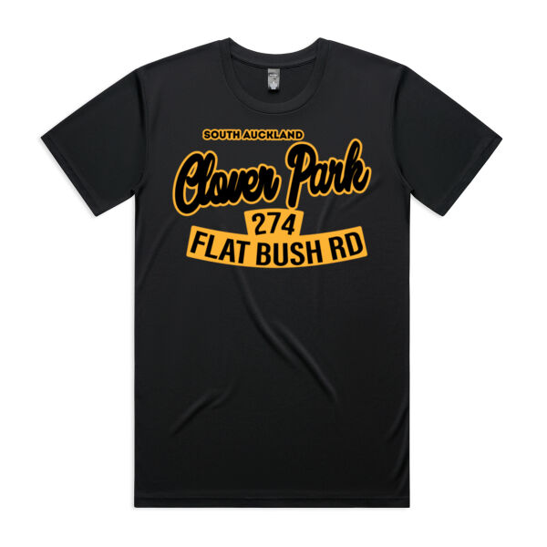 Flat Bush Rd, Clover Park, Akl - Mens Staple Active Tee Thumbnail