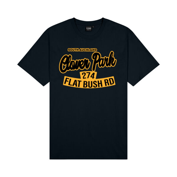 Flat Bush Rd, Clover Park, Akl - Mens Outline Tee Thumbnail