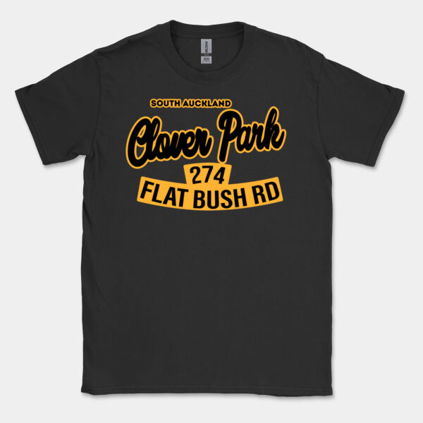 Flat Bush Rd, Clover Park, Akl - Mens Softstyle T-Shirt Thumbnail