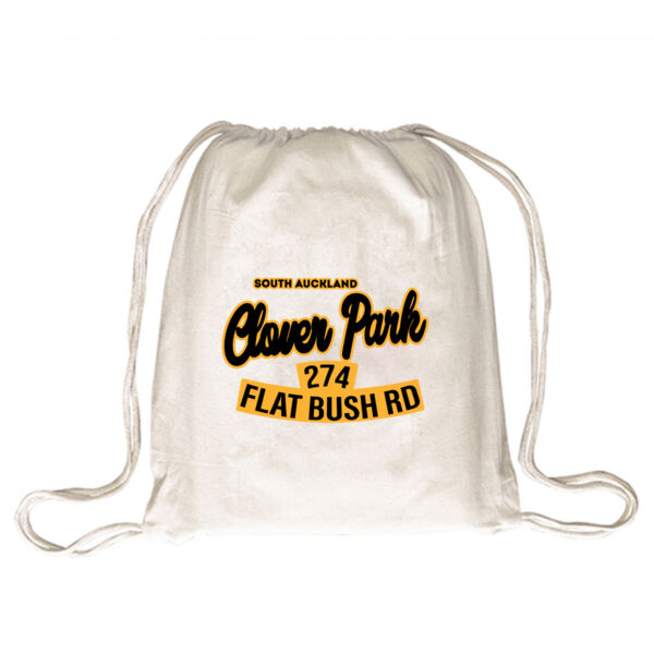 Flat Bush Rd, Clover Park, Akl - Drawstring Backpack Thumbnail