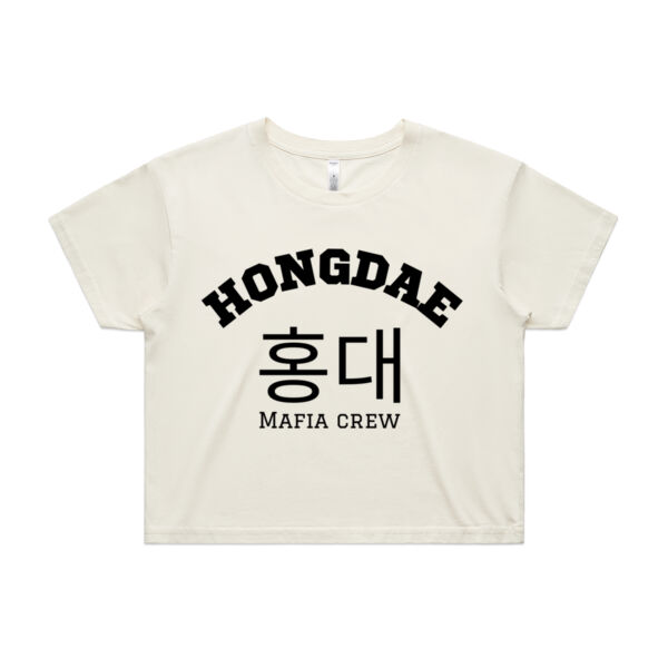 Hongdae Cream Collection - AS Colour Womens Crop Tee Thumbnail