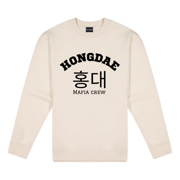 Hongdae Cream Collection - Cloke Mens Standard Crew  Thumbnail