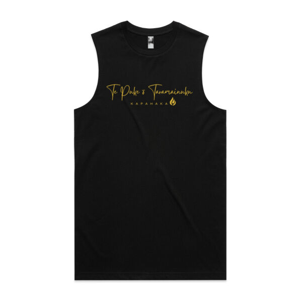 TPOK - Black & Gold - AS Colour Mens Staple Tank Thumbnail