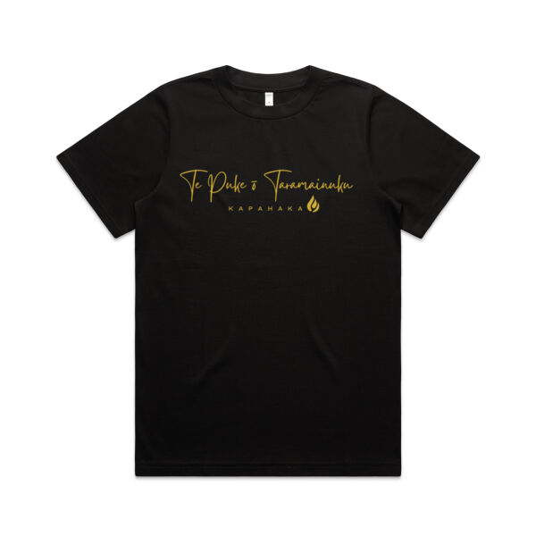 TPOK - Black & Gold - AS Colour Womens Heavy Tee Thumbnail