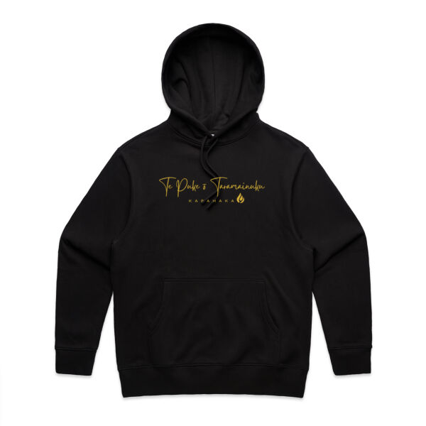 TPOK - Black & Gold - AS Colour Mens Heavy Hood Thumbnail