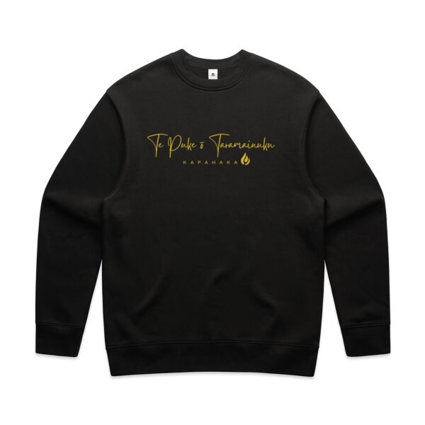 TPOK - Black & Gold - AS Colour Mens Relax Crew Thumbnail