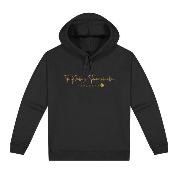 TPOK - Black & Gold - Cloke Mens Pocketless Hoodie Thumbnail