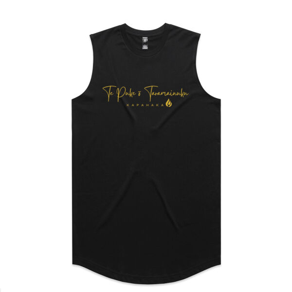 TPOK - Black & Gold - AS Colour Mens Staple Curve Tank Thumbnail