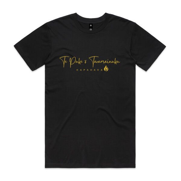 TPOK - Black & Gold - AS Colour Mens Staple T shirt Thumbnail