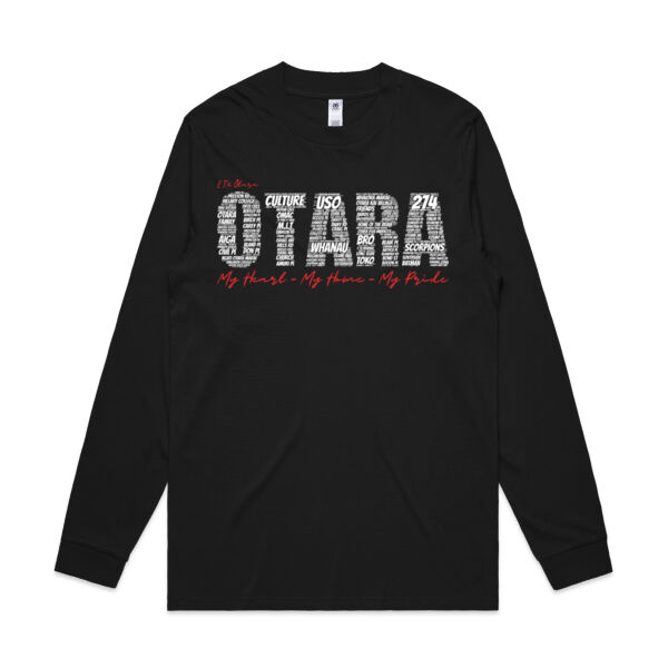 E Tu Otara (Black Collection) - AS Colour Mens General Long Sleeve Tee Thumbnail