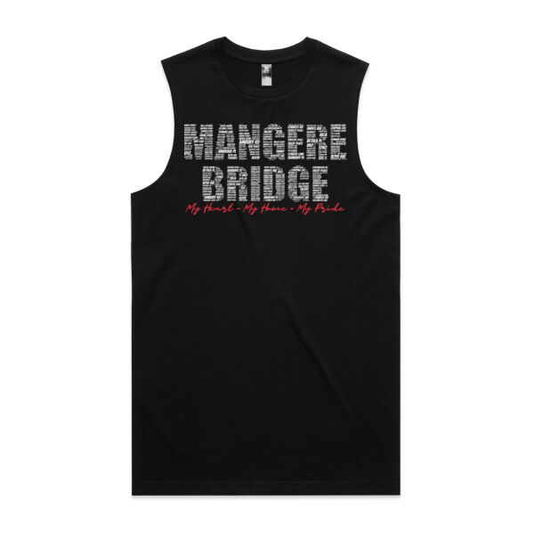 Exclusive Mangere Bridge Merch - AS Colour Mens Staple Tank Thumbnail