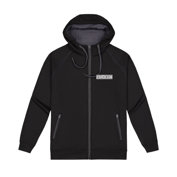 Customize Your Design - Cloke Mens Performance Zip Hoodie Thumbnail
