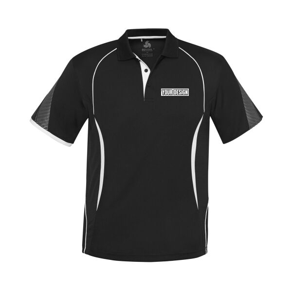 Customize Your Design - Biz Collection Kids Razor Short Sleeve Polo Thumbnail