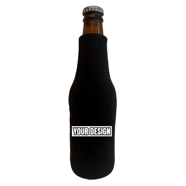 Customize Your Design - Black Bottle Cooler Thumbnail