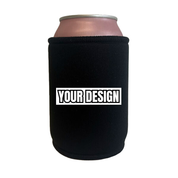 Customize Your Design - Black Can Cooler Thumbnail