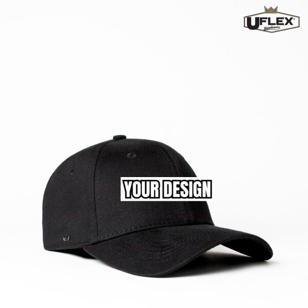 Customize Your Design - UFlex Adults Pro Style 6 Panel Fitted Cap Thumbnail