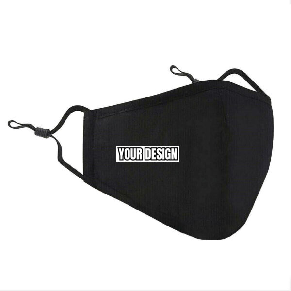 Customize Your Design - Black Face Mask Thumbnail