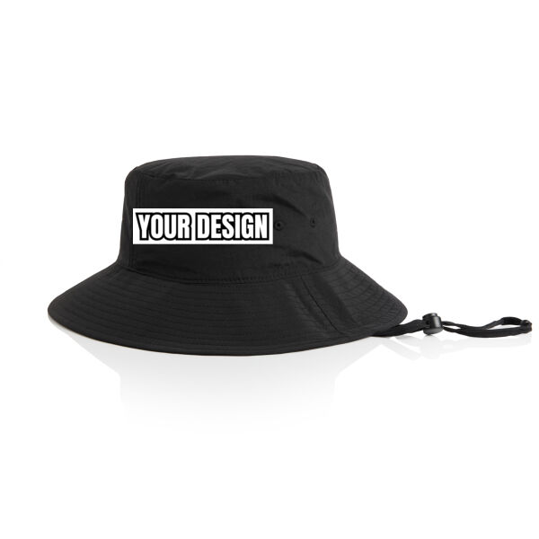 Customize Your Design - AS Colour Nylon Wide Brim Bucket Hat Thumbnail