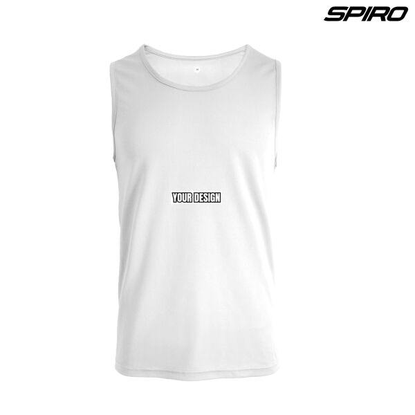 Customize Your Design - Spiro Youth Impact Performance Aircool Singlet Thumbnail