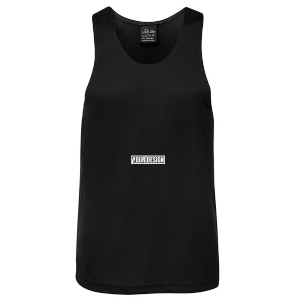 Customize Your Design - Podium Mens Poly Singlet Thumbnail
