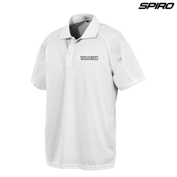Customize Your Design - Spiro Mens Impact Performance Aircool Polo Thumbnail