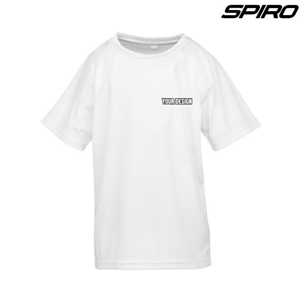 Customize Your Design - Spiro Youth Impact Performance Aircool Tee Thumbnail