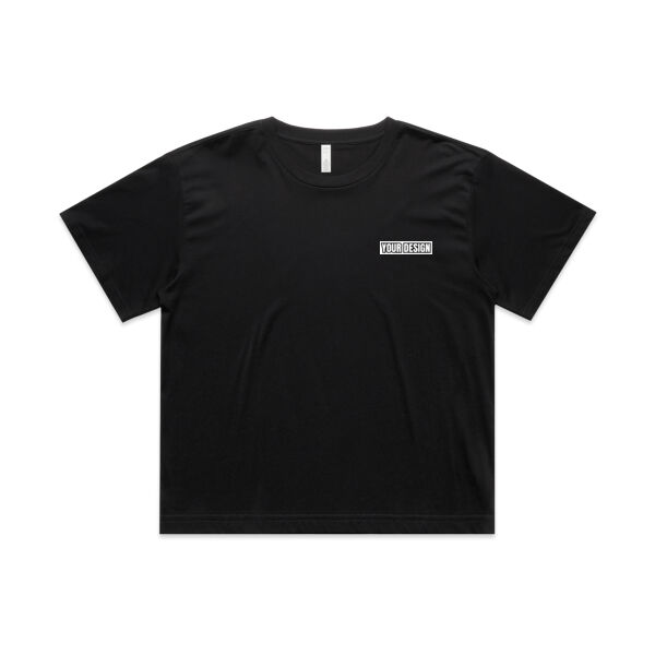 Customize Your Merch - AS Colour Womens Martina Crop Tee Thumbnail