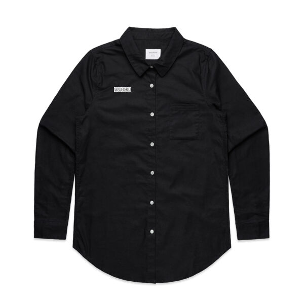 Customize Your Merch - AS Colour Womens Oxford Long Sleeve Shirt Thumbnail