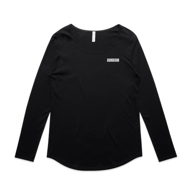 Customize Your Merch - AS Colour Womens Mali Long Sleeve Tee Thumbnail