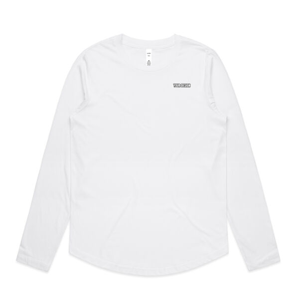 Customize Your Merch - AS Colour Womens Maple Curve Longsleeve Tee Thumbnail