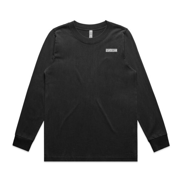 Customize Your Merch - AS Colour Womens Heavy Faded Long Sleeved Tee Thumbnail