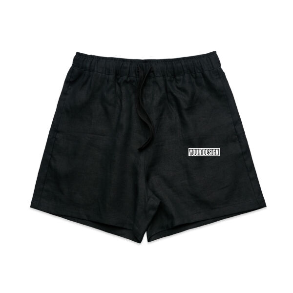 Customize Your Merch - AS Colour Womens Linen Shorts Thumbnail